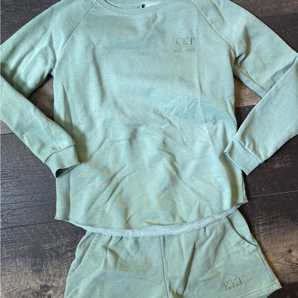 Women’s teal Kappa Kappa Gamma Matching Set
